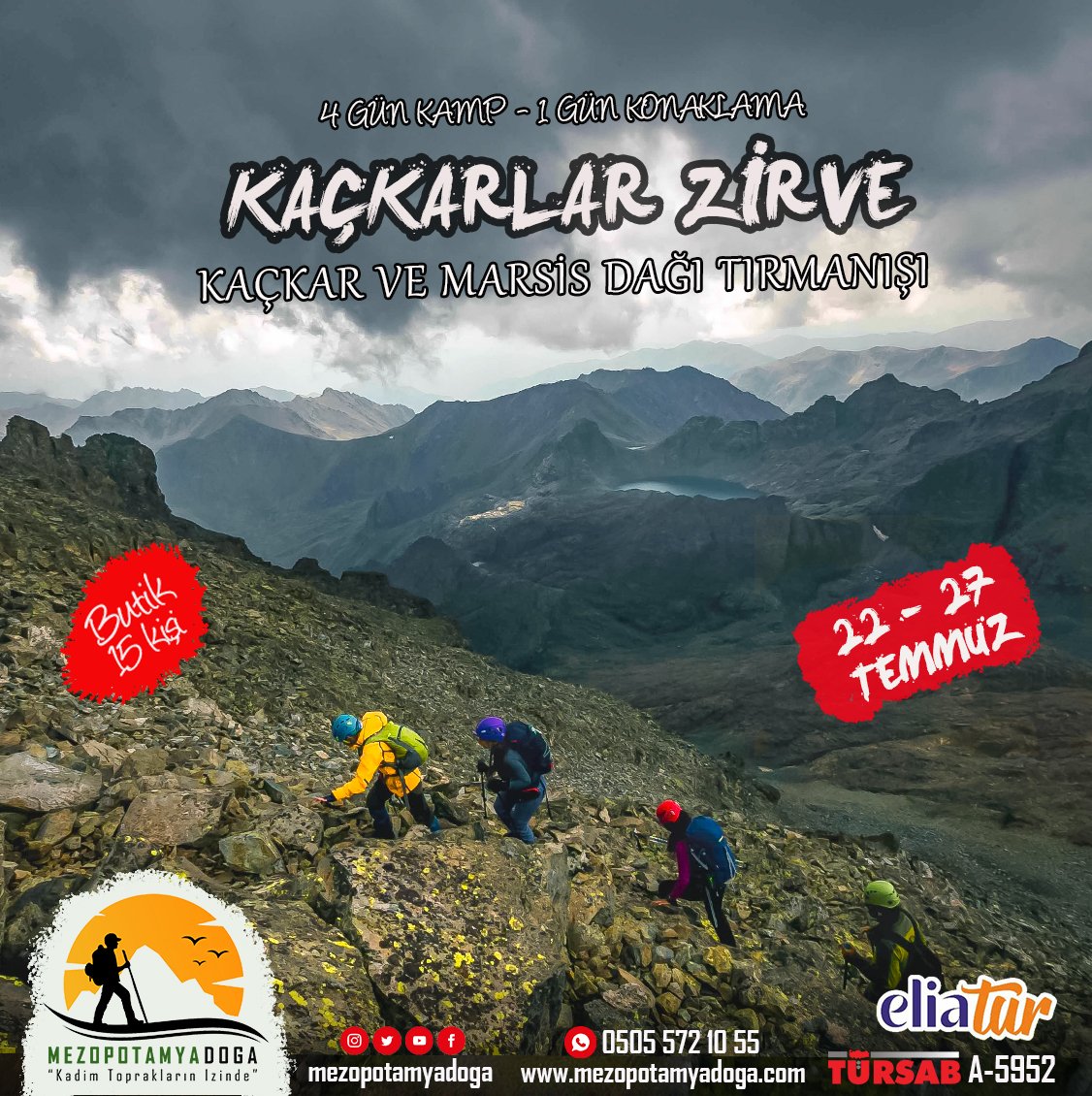KAÇKAR - MARSİS ZİRVE TIRMANIŞI